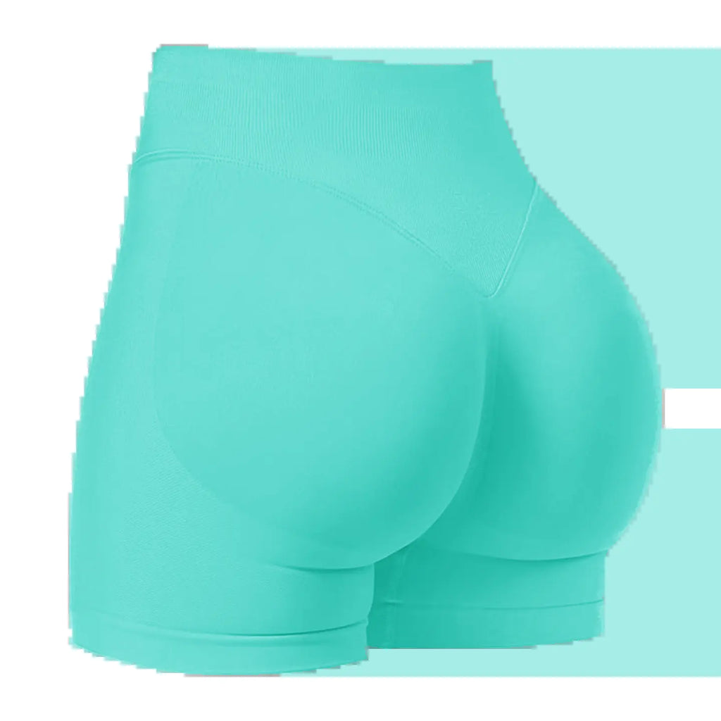 6-Pieces High Waist Tummy Control Side-Ribbed Butt-Lifting Seamless Shorts, Lightweighted Summer Shorts, Stretchy Womenswear Bottom Mothersdaygift，#Summervibes