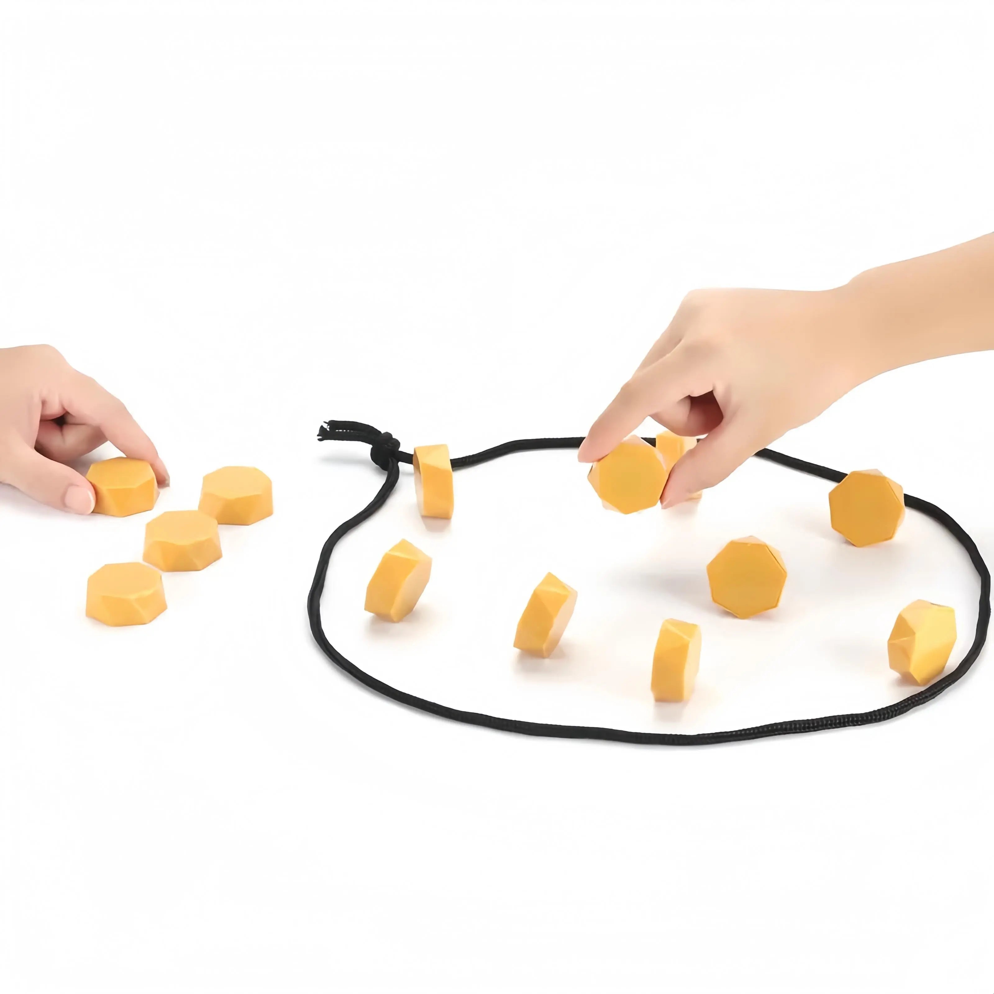 Fidget Magnetic Chess & Strategy Game for 2-4 Players Includes 20 Strong Magnets Portable Carry Bag & Integrated Rope Closure Perfect for Family Game Nights Set Game for All Ages Fun Tabletop Toy Parent-Child Interactive Kid
