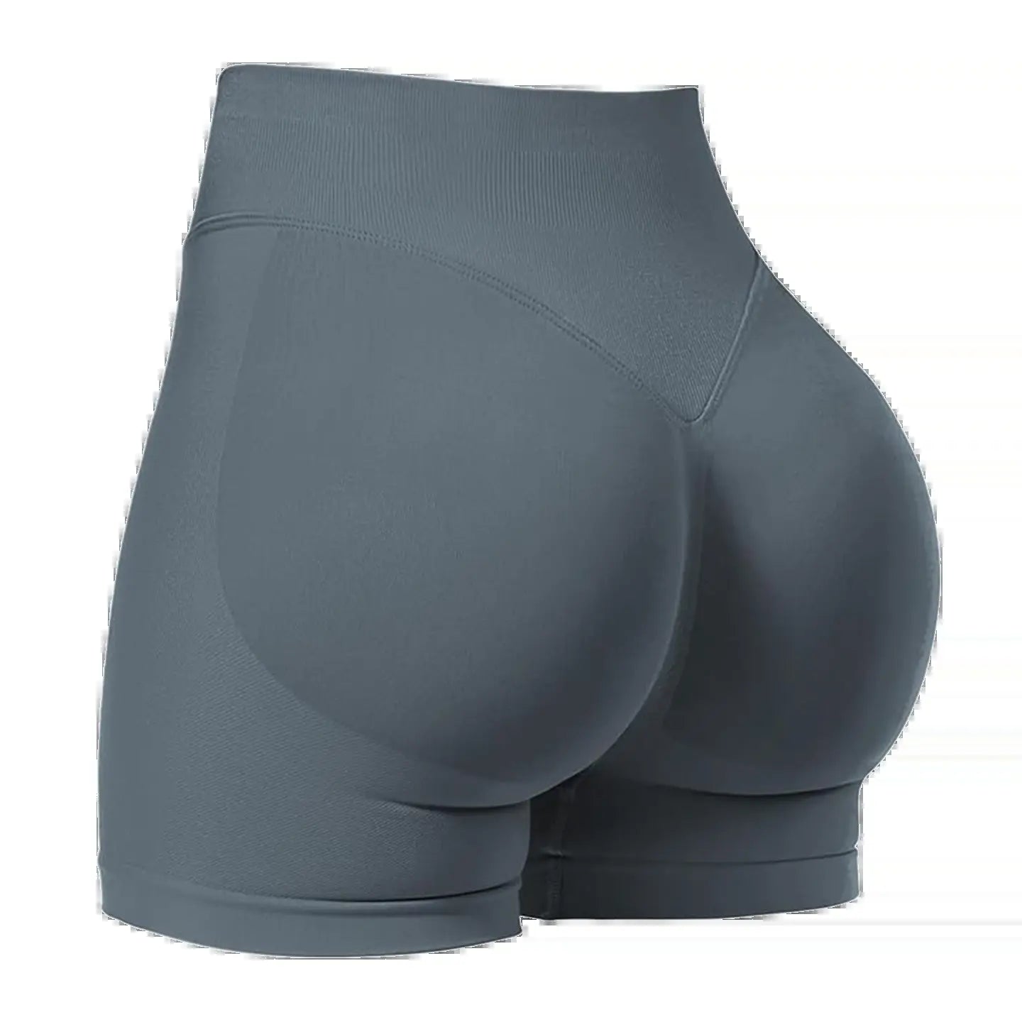 6-Pieces High Waist Tummy Control Side-Ribbed Butt-Lifting Seamless Shorts, Lightweighted Summer Shorts, Stretchy Womenswear Bottom Mothersdaygift，#Summervibes