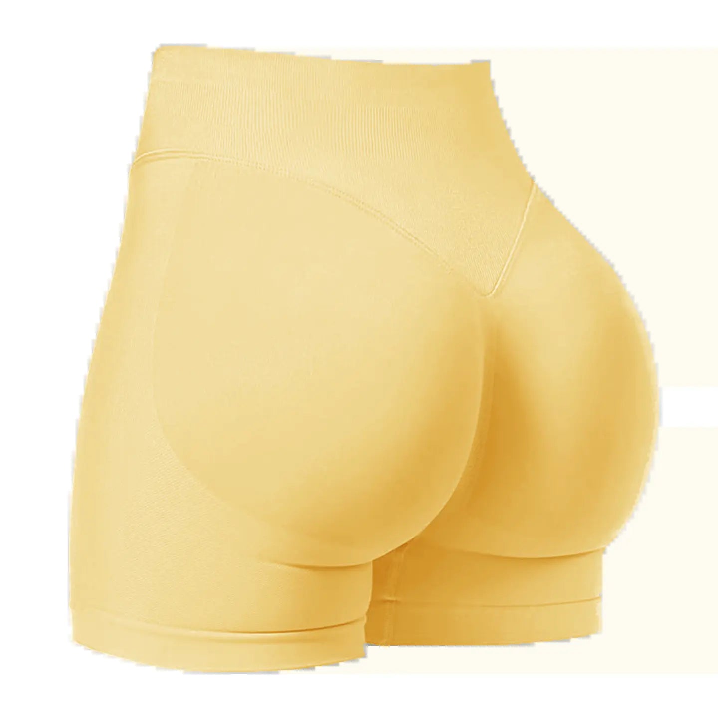 6-Pieces High Waist Tummy Control Side-Ribbed Butt-Lifting Seamless Shorts, Lightweighted Summer Shorts, Stretchy Womenswear Bottom Mothersdaygift，#Summervibes